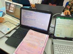 Lớp kế toán thực hành ở Thanh Hóa