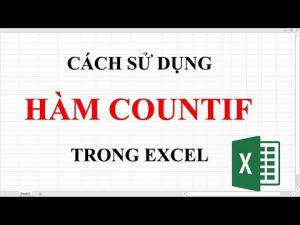 Học tin học cấp tốc ở Thanh Hóa Trong Excel, các hàm COUNT, COUNTA, COUNTIF, COUNTIFS, COUNTBLANK được dùng để đếm dữ liệu,