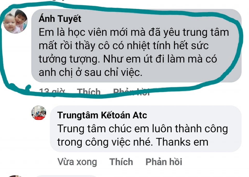 học kế toán ở thanh hóa Không quản những ngày mưa và cả những ngày trưa hè nóng bức để đến trung tâm mỗi ngày.Thầy cô dạy tận tâm, nhiệt tình,