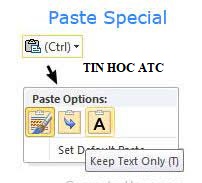 Học tin học cấp tốc ở thanh hóa Paste special là chức năng vô cùng thông minh của excel. Bạn đã biết về chức năng này chưa? Hãy cùng theo dõi