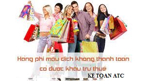 Đào tạo kế toán tại Thanh Hóa Hàng phi mậu dịch không thanh toán được nhập khẩu từ nước ngoài không dùng để kinh doanh mà làm quà tặng