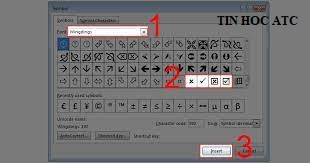 Học tin học văn phòng tại Thanh Hóa Có nhiều cách để chèn dấu tích trên word, tin học ATC xin giới thiệu 3 cách dưới đây nhé!Cách 1: