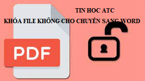 Học tin học văn phòng ở Thanh Hóa Bạn muốn bảo mật nội dung trong file PDF, không để cho người khác sao chép, chỉnh sửa? Bạn đang