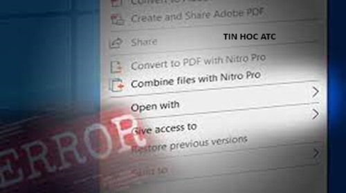 Học tin học văn phòng ở Thanh Hóa Bạn có đang gặp tình trạng máy tính bị lỗi open with? Làm sao để khắc phục lỗi này? Mời bạn