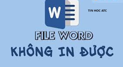 Học tin học tại thanh hóa Lỗi file word bị khóa không in được gây không in phiền toái cho bạn, tin học ATC xin chia sẽ cách khắc phục lỗi