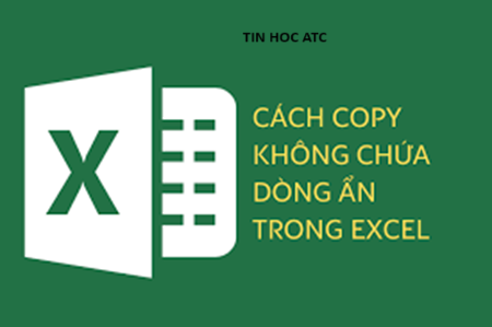 Trung tâm tin học tại thanh hóa Một số bạn chưa biết cách để excel không copy dòng ẩn, vậy cách làm thế nào? Mời bạn tham khảo bài