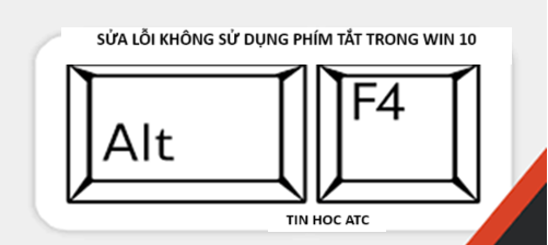 Hoc tin hoc cap toc o thanh hoa Bạn đang không sử dụng được phím tắt trên win 10? Tin học ATC xin mách bạn cách sửa lỗi này nhé!