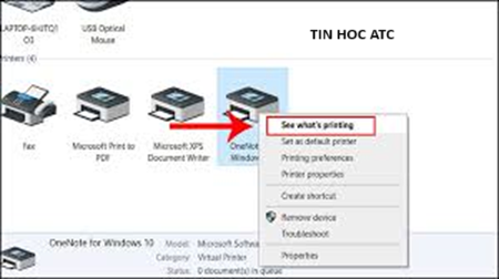 Học tin học tại thanh hóa Xin chào các bạn, hôm nay tin học ATC xin chia sẽ cách khắc phục lỗi máy in bị ready to print nhanh chóng, mời