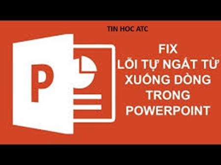 Học tin học văn phòng ở Thanh Hóa Nếu trong file powerpoint của bạn bị tách đôi chữ và rớt dòng, hãy thử tham khảo cách làm sau nhé!