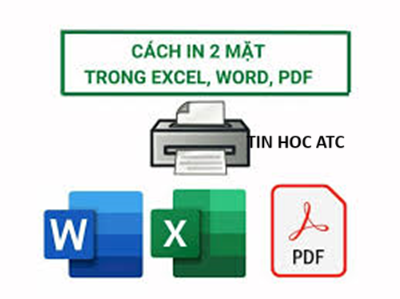 Hoc tin hoc cap toc tai thanh hoa Đối với word, excel và PDF cách in hai mặt như thế nào? Mời bạn tham khảo bài viết sau đây để có câu