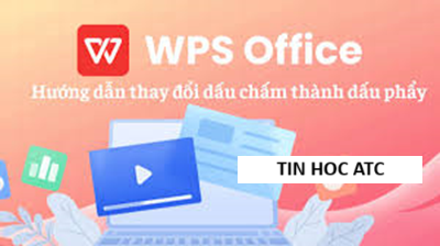Học tin học văn phòng ở Thanh Hóa Bài viết hôm nay tin học ATC sẽ hướng dẫn bạn cách đổi dấu ngăn cách hàng nghìn từ dấu chấm sang dấu phẩy