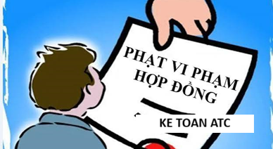 Hoc ke toan thuc hanh o thanh hoa Trong hoạt động kinh doanh, việc phát sinh các khoản tiền phạt vi phạm hợp đồng kinh tế (do