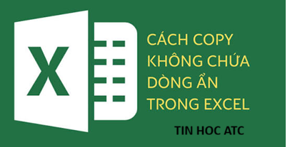 Hoc tin hoc thuc hanh tai thanh hoa Khi làm việc với các bảng tính Excel dung lượng lớn, việc ẩn (Hide) bớt các dòng hoặc cột chưa cần thiết